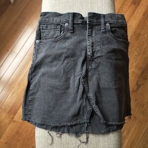 Madewell Dark Denim Skirt Size 26 Waist